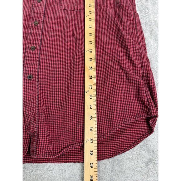 Vintage L.L. Bean Long Sleeve Button Down Shirt Men's Size Large Red - Picture 8 of 8